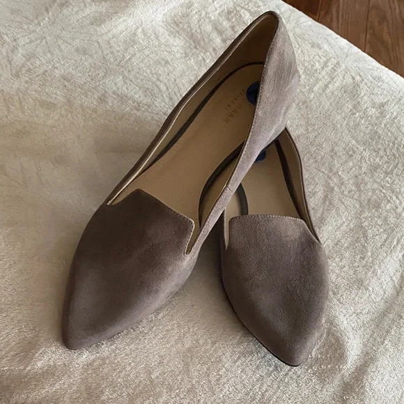 Cole Haan Women's Taupe Suede Loafers - Picture 11 of 11